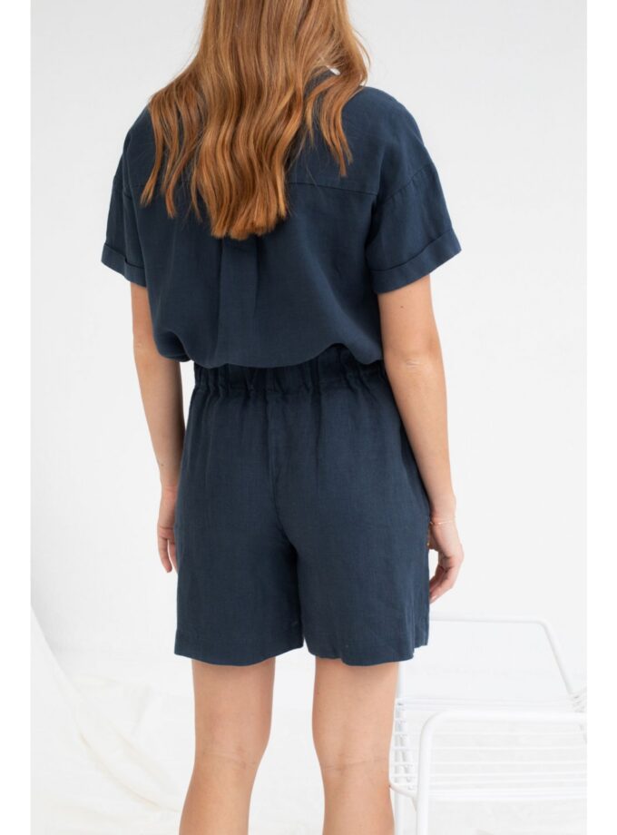 Short Minuno navy Mus & Bombon marque espagnole Marie & l'Enchanteur boutique mode et cadeaux à Martigny